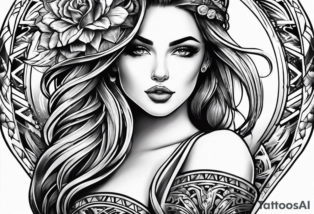 Sleeve with a Texas theme tattoo idea