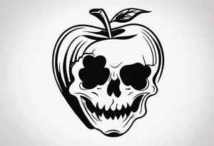 Poison apple tattoo idea