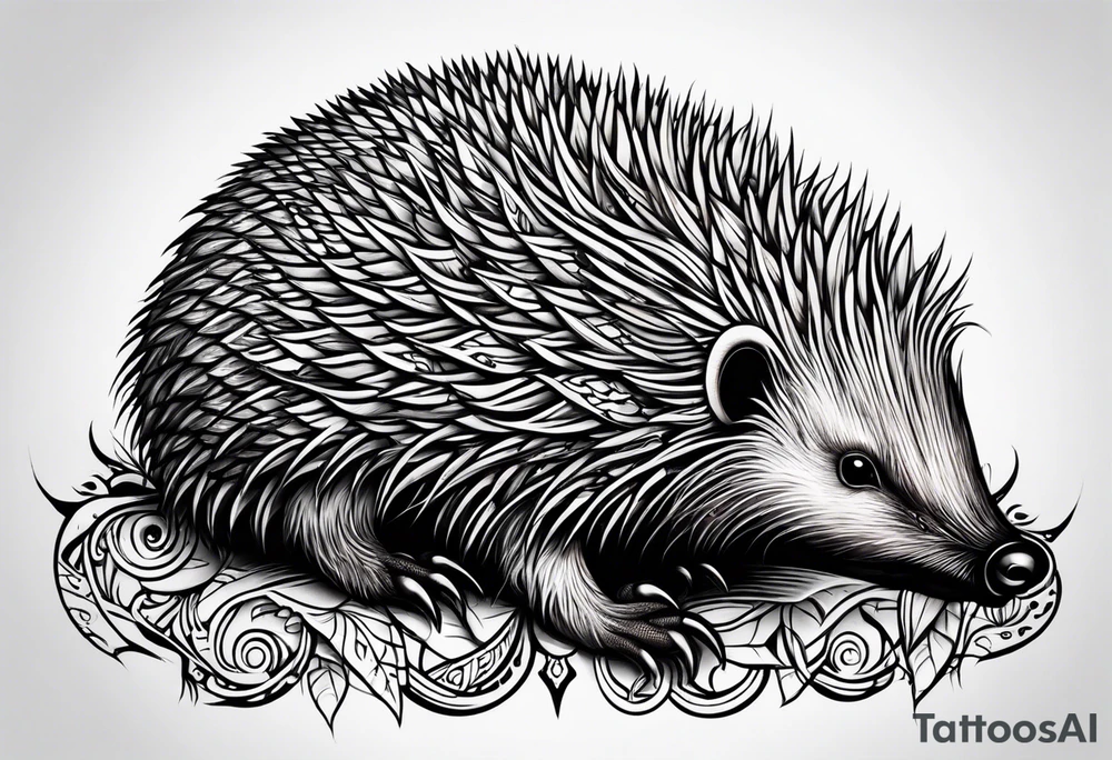 echidna tattoo idea