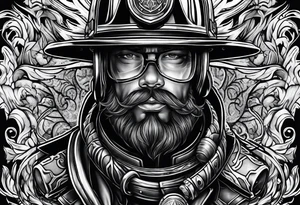 Firefighter tattoo idea