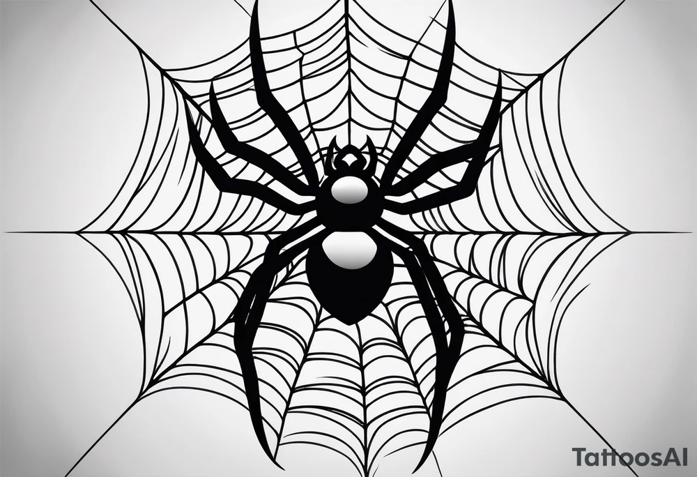 Spider web tattoo for knee tattoo idea