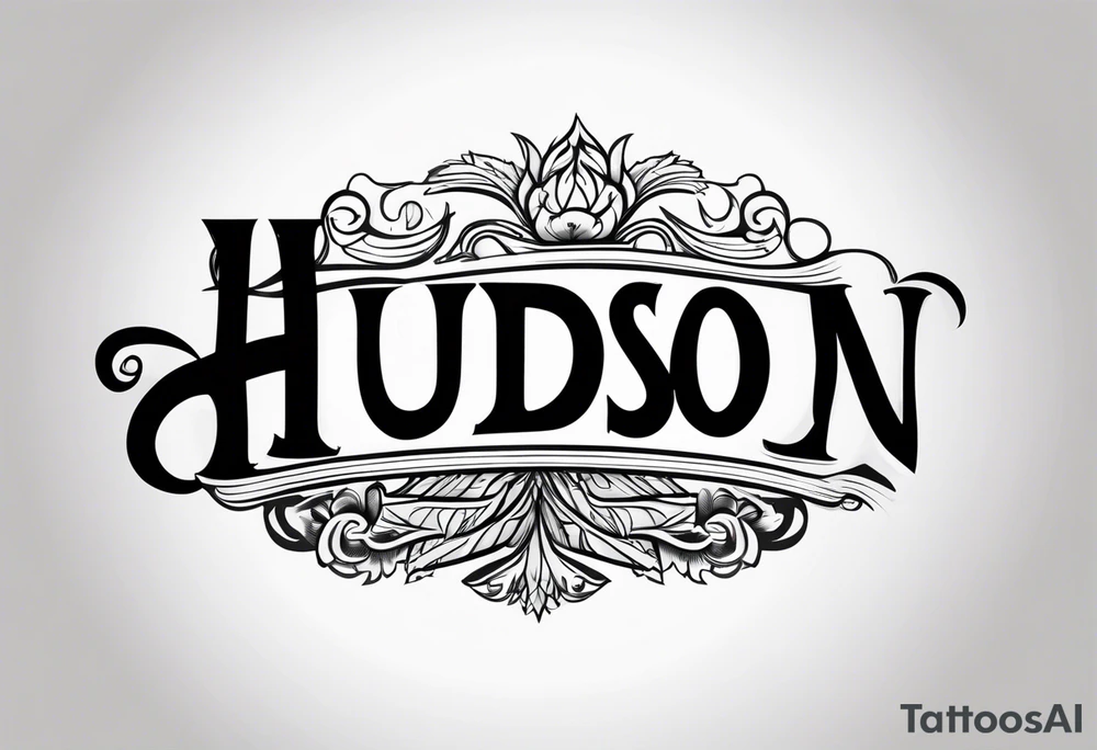 HUDSON tattoo idea