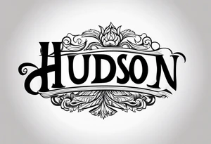 HUDSON tattoo idea