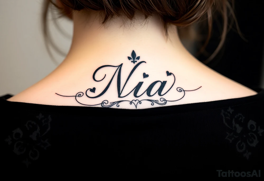 Name Nia tattoo idea