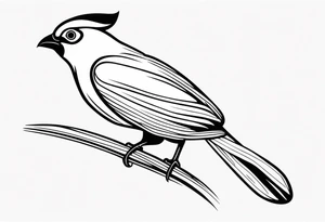Turaco bird tattoo idea