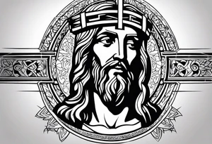 Religious tattoo representing 
Christ tattoo idea