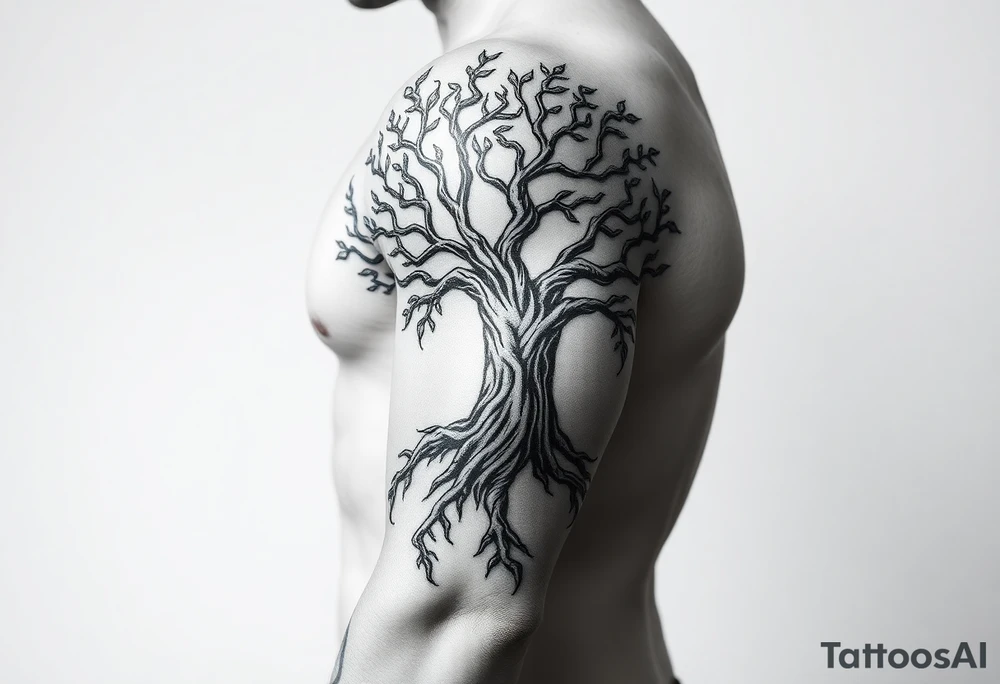 Celtic Tree of life tattoo idea