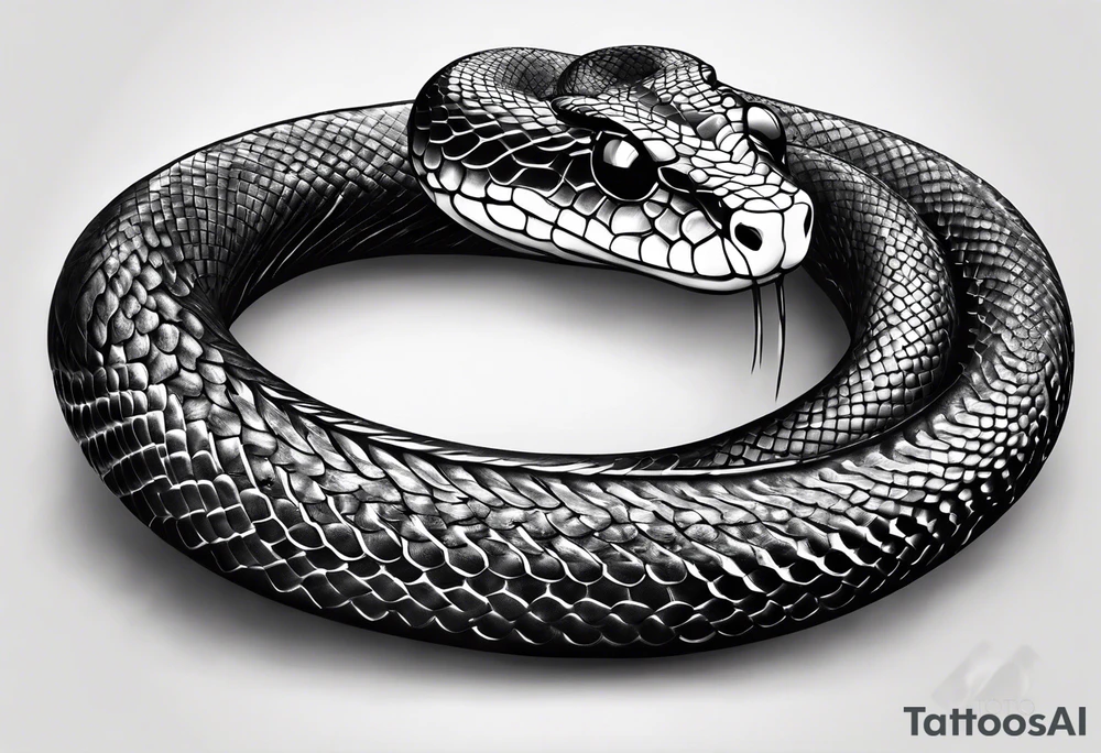 Auroboros the snake in an infinity shape instead of a circle tattoo idea