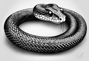 Auroboros the snake in an infinity shape instead of a circle tattoo idea