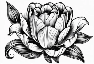 Gothic Dutch tulips tattoo tattoo idea