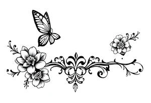 Lace garder tattoo idea