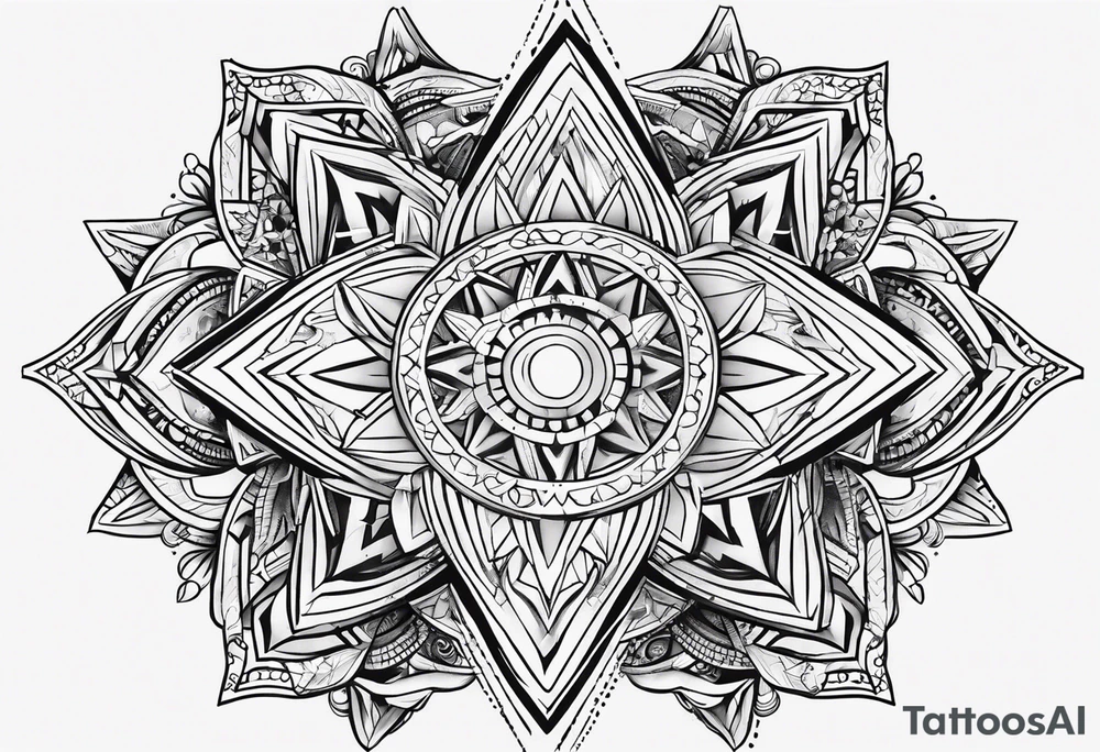 cute star fineline tattoo sketch for girls tattoo idea