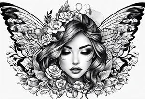 Women's Genetalia tattoo idea