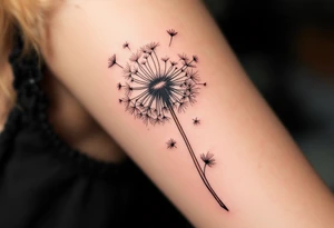 dandelion tattoo idea