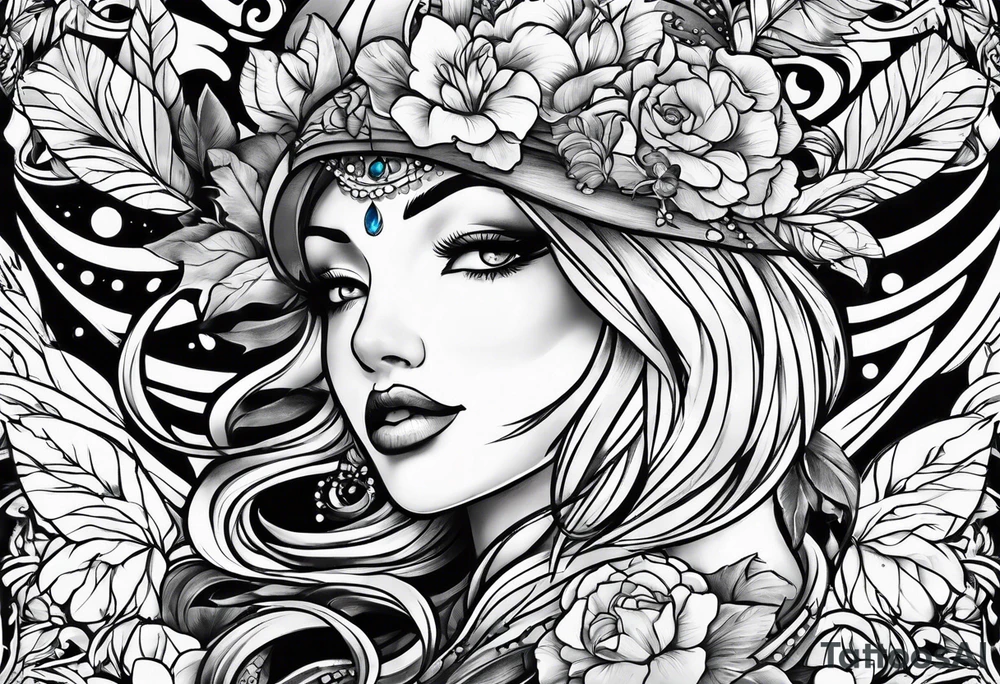Travel sleeve tattoo tattoo idea