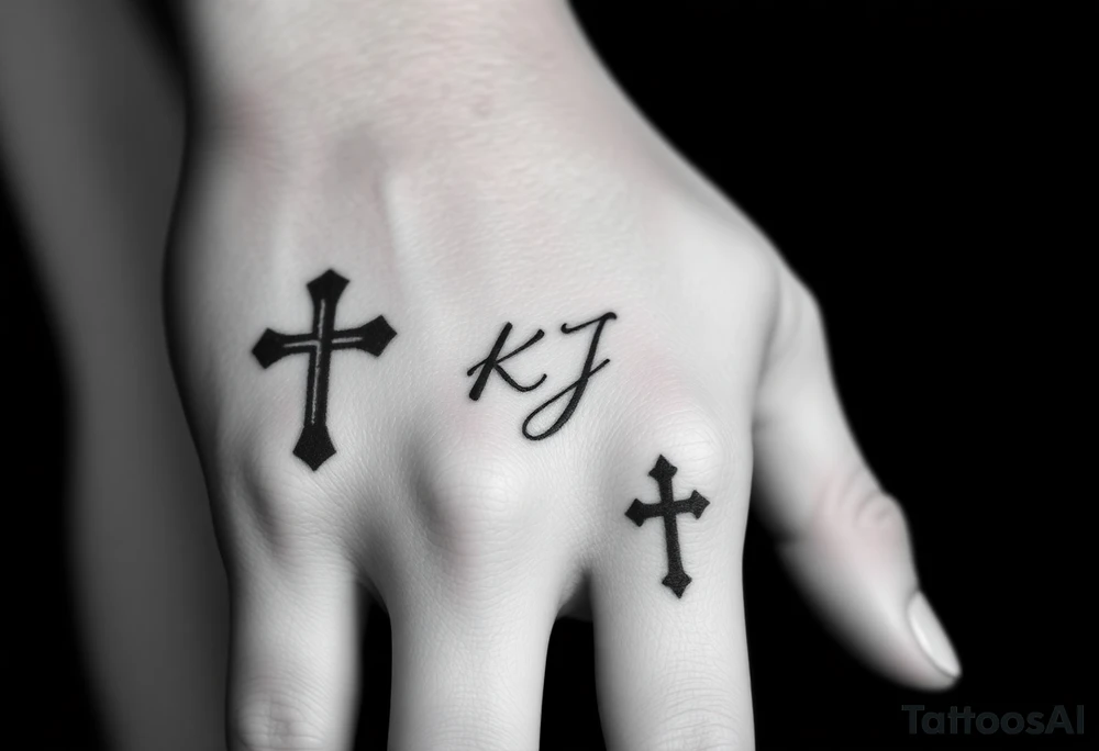 Hand tattoo for dead. Friend he was a basketball player number 4 his name was kj he was born 9/30/07 and died 1/5/26 dedicate it to god and stay away from the fingers don’t make the tattoo expensive and put a small shaded jesus cross on my ring and pinky finger a shaded freestyled gravity type tattoo  and shade around the crosses.make sure they connected to the big tattoo just have the dates in the spot where. It says dedicated to god I said dedicate the tattoo to god not literally put it on there add llmy5 tattoo idea