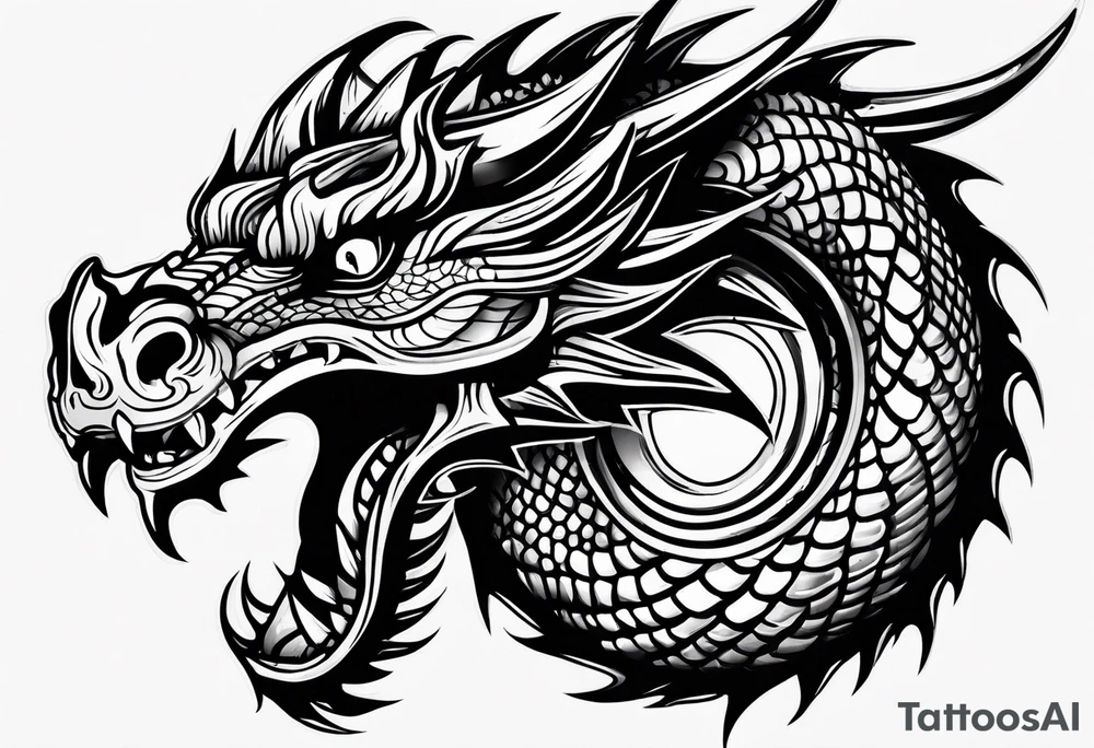A dragon tattoo idea