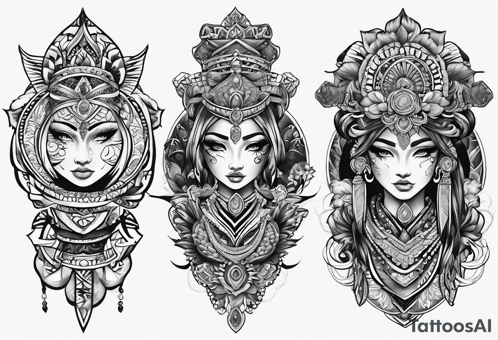 Hokejka puk tattoo idea