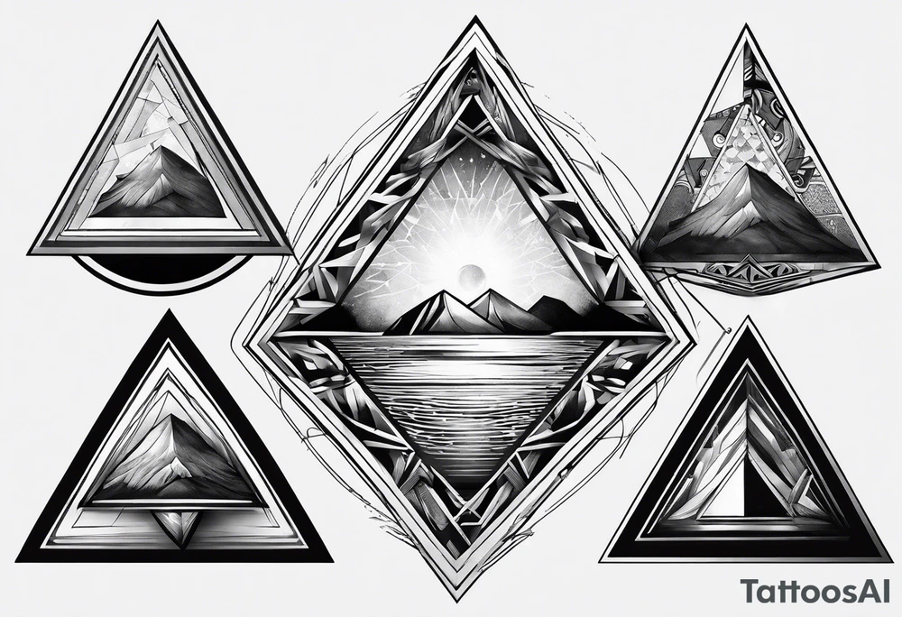 triangle tattoo idea