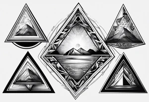 triangle tattoo idea