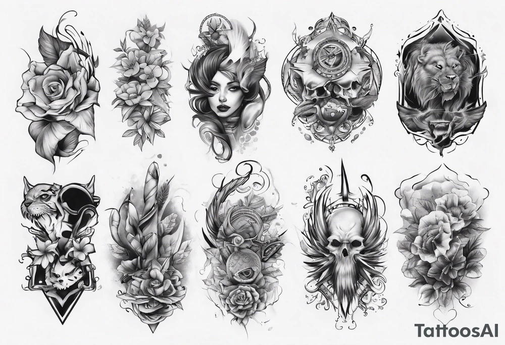sleeve tatto tattoo idea