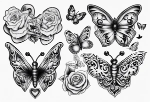 Hearts butterflies
Layla Jones
4-ever and always tattoo idea