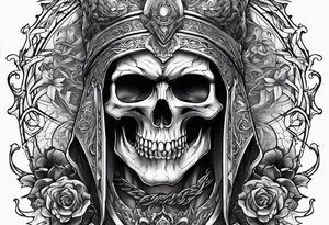 necromancer from diablo games tattoo idea