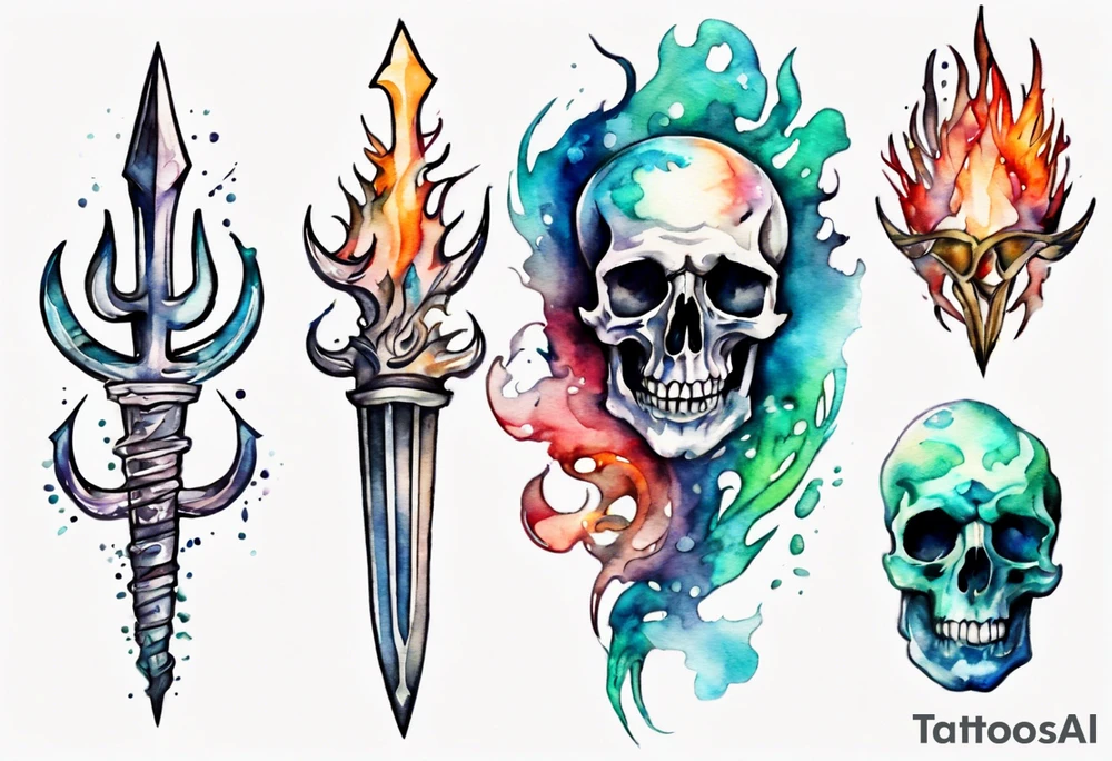 trident tattoo idea