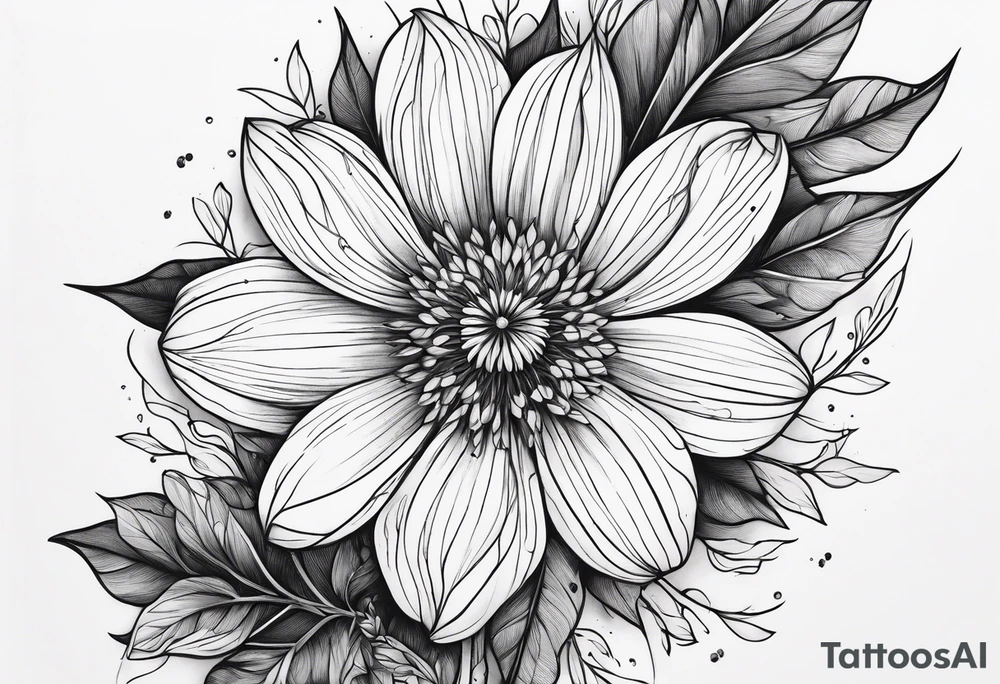 Wildflower, forearm tattoo idea