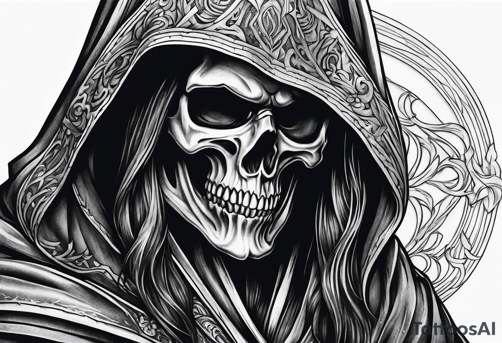 Grim Reaper tattoo idea