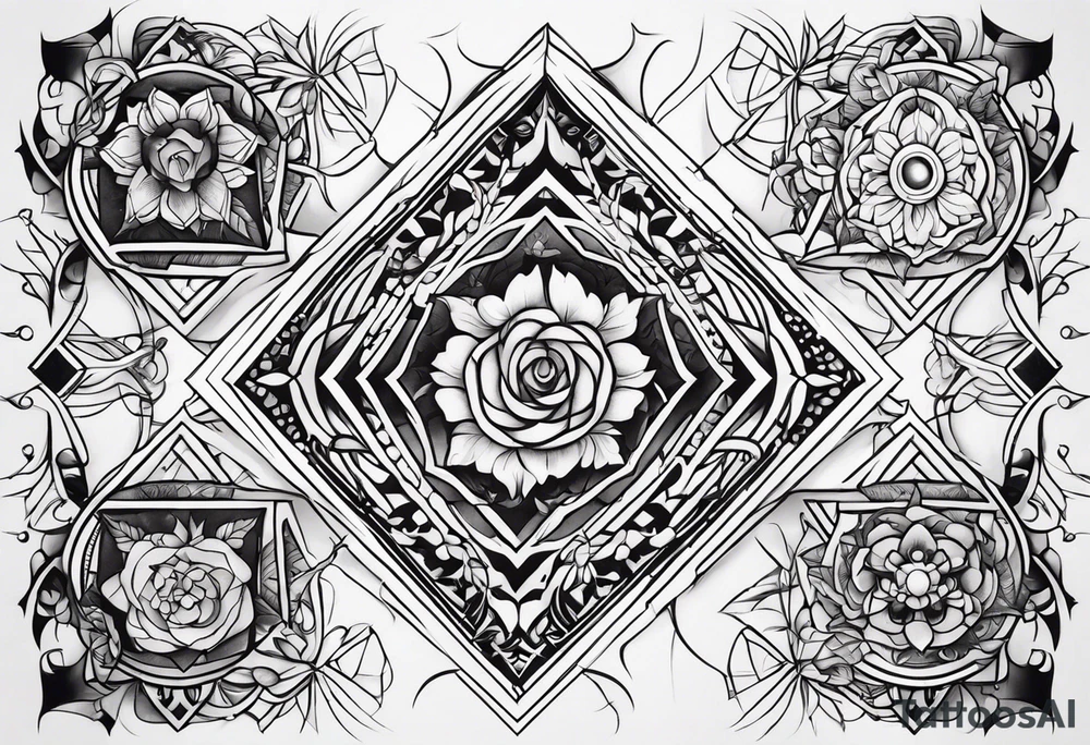 Рукав tattoo idea