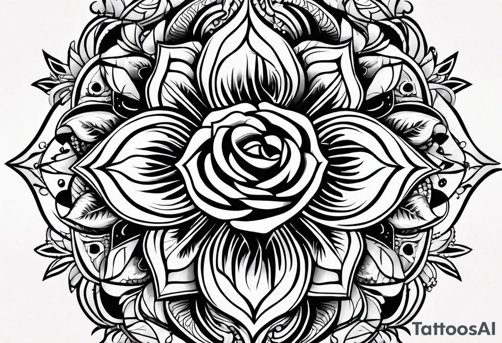 Pattern tattoo idea