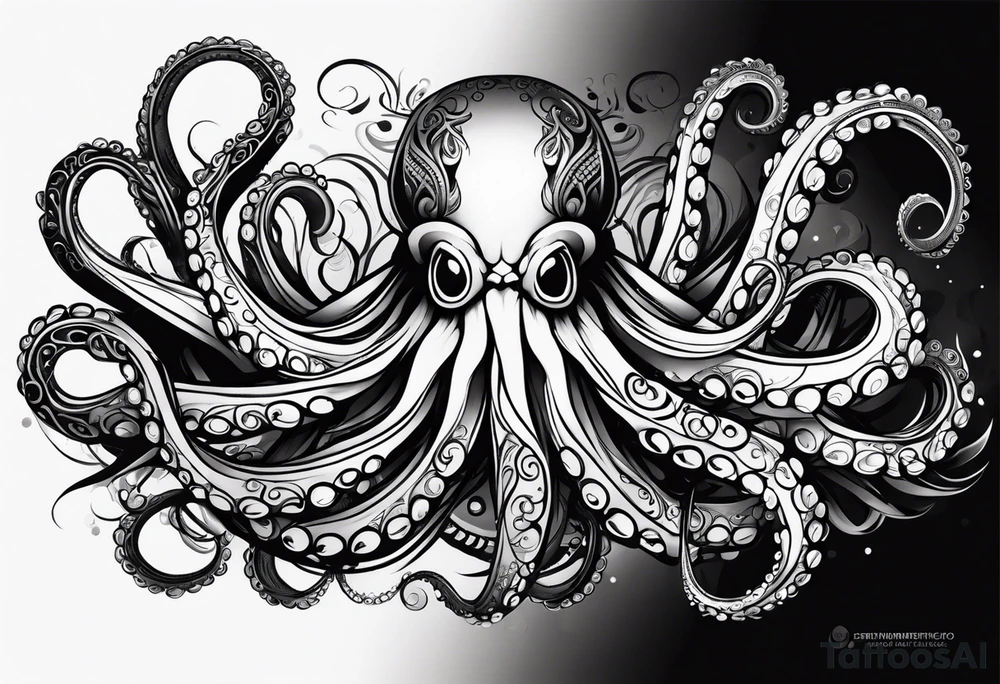 octopus armband tattoo idea
