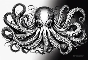 octopus armband tattoo idea