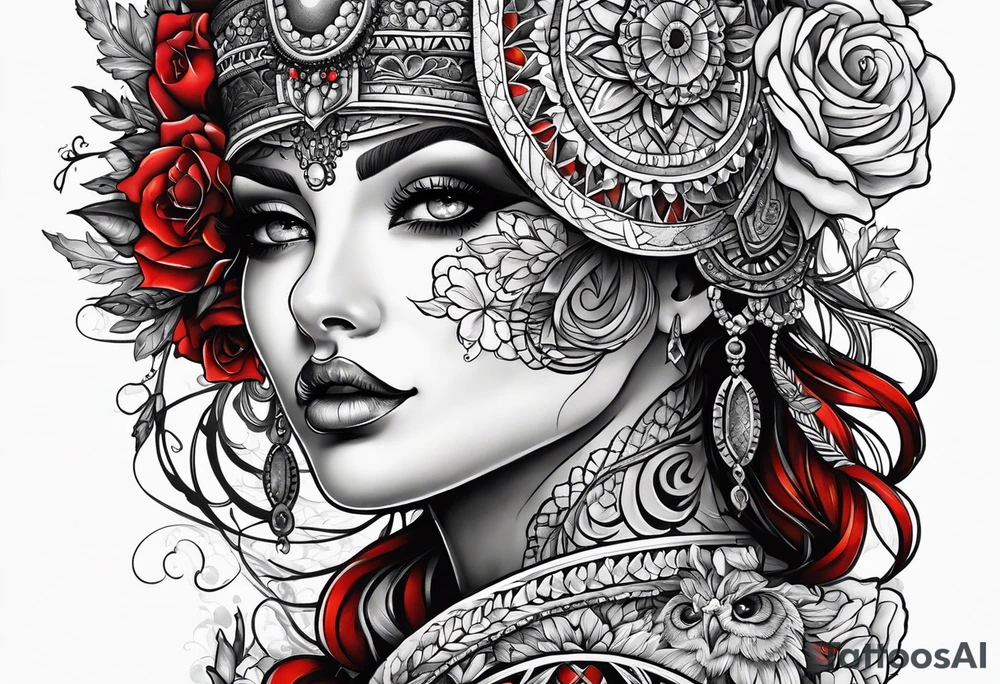 Cross stitch tattoo idea
