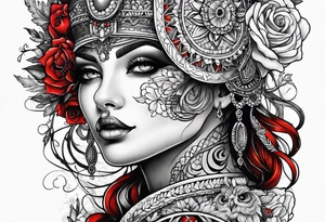 Cross stitch tattoo idea