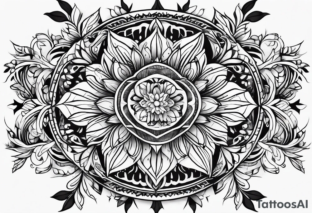 Pattern tattoo idea