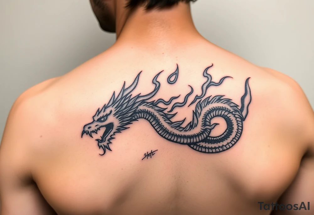 Flame of recca flame dragons tattoo idea