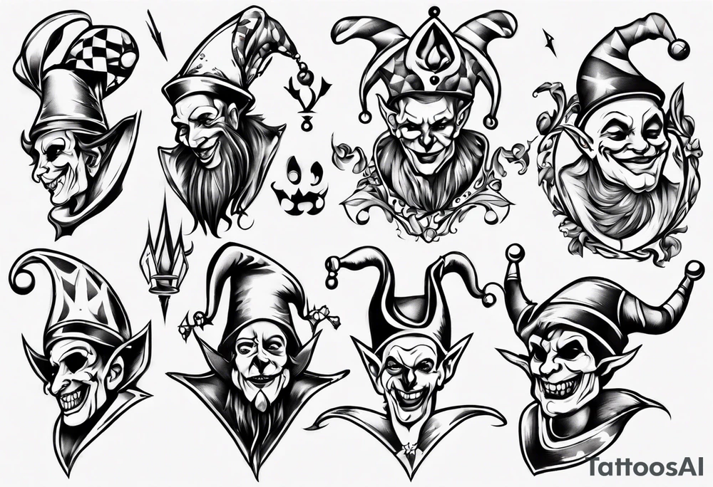 Court Jester tattoo idea