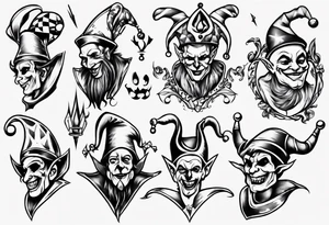 Court Jester tattoo idea