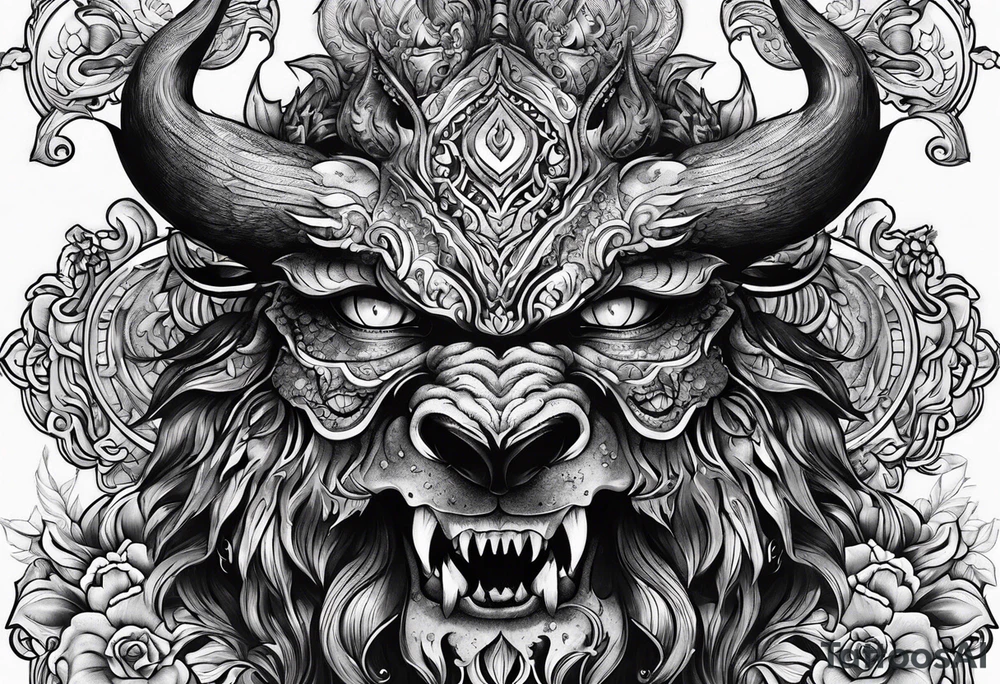 demon tattoo idea