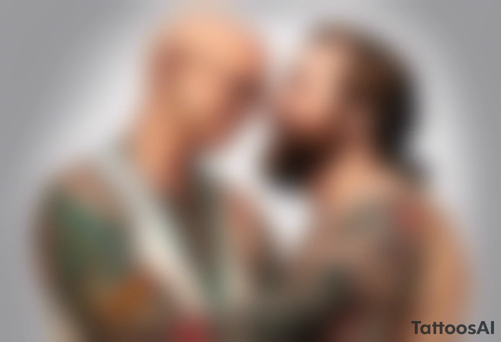 sven is a skinny bald german doctor and he hugs his 400 pound big irish frined jay tattoo idea
