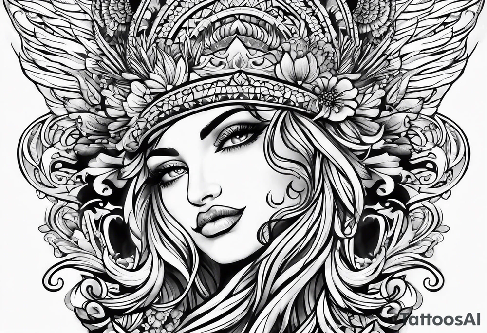 mar y sol tattoo idea