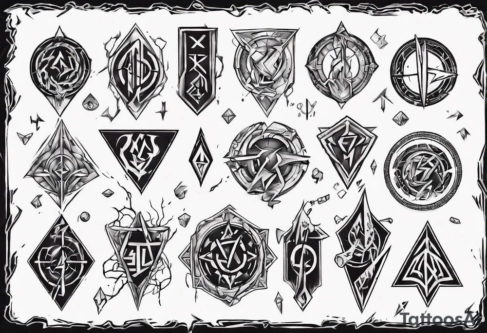 Power runes tattoo idea