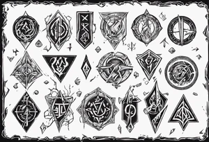 Power runes tattoo idea