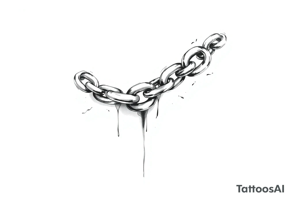Chain tattoo idea