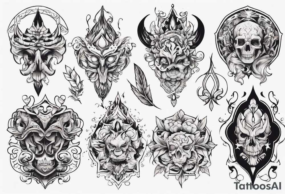 Ornemental tattoo idea