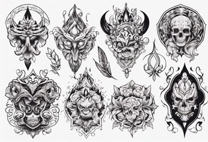 Ornemental tattoo idea