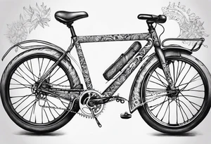 Bicycle gear tattoo idea