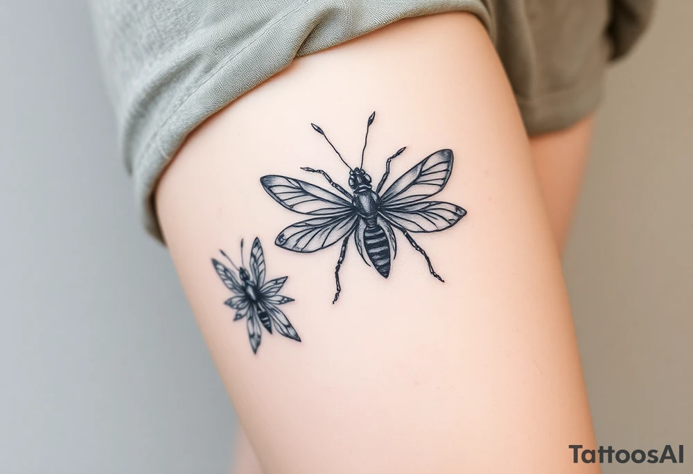 Insects tattoo idea